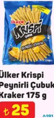 ÜLKER KRİSPİ PEYNİRLİ ÇUBUK KRAKER 175 G